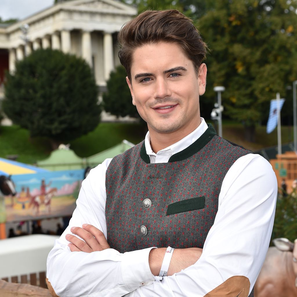 Model Dominik Bruntner beim Oktoberfest in München