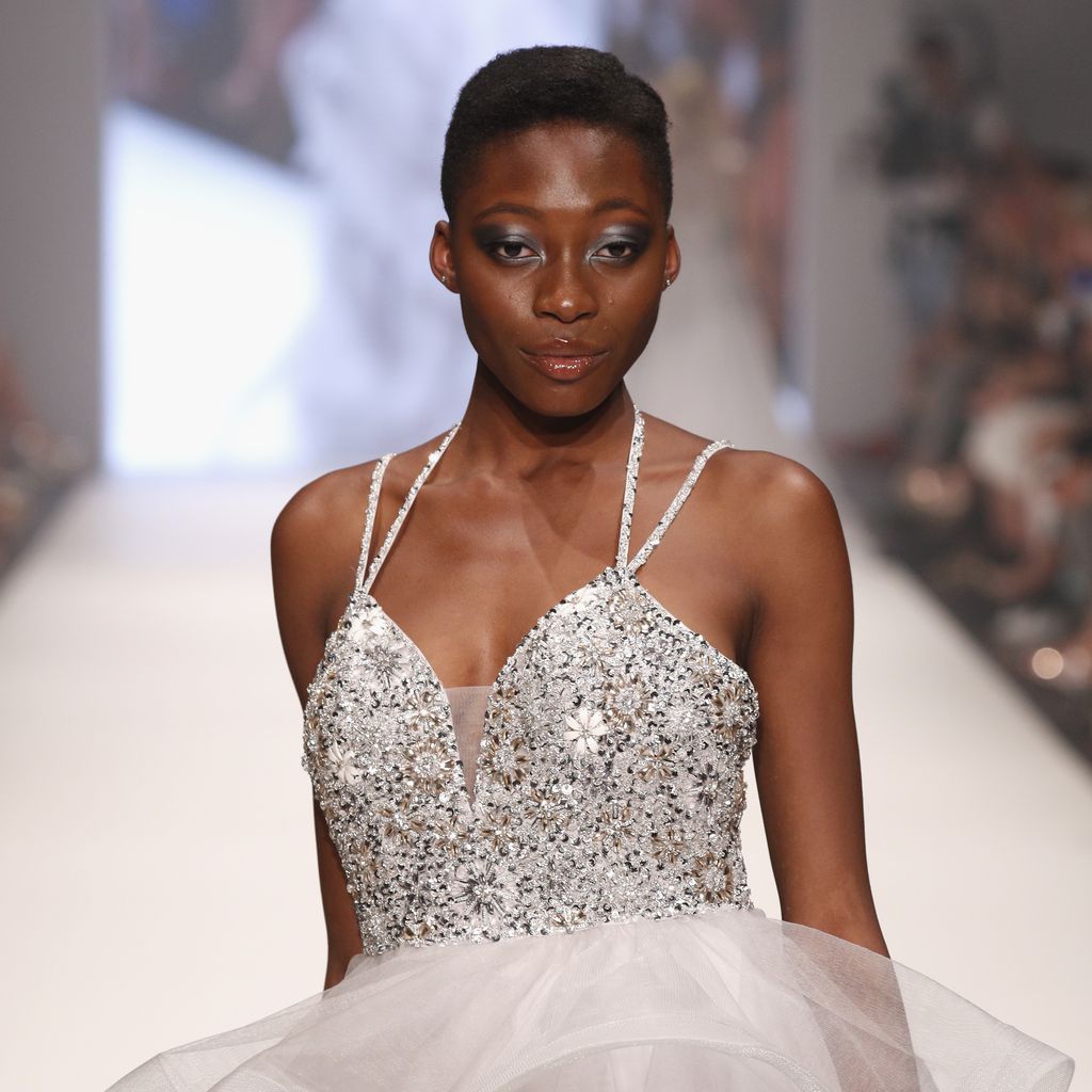 Model Toni bei der Unique by Lexus Show im Juli 2018