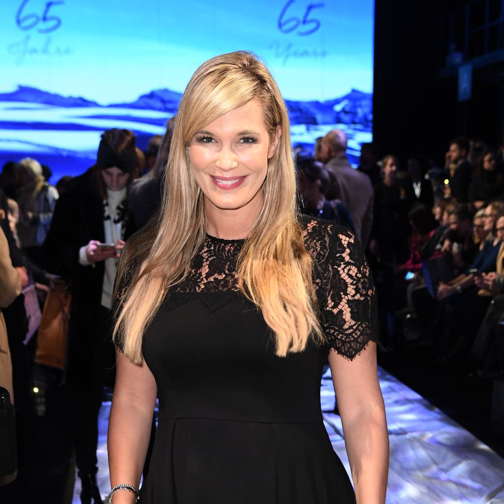 Moderatorin Verena Wriedt bei der Fashion Week in Berlin
