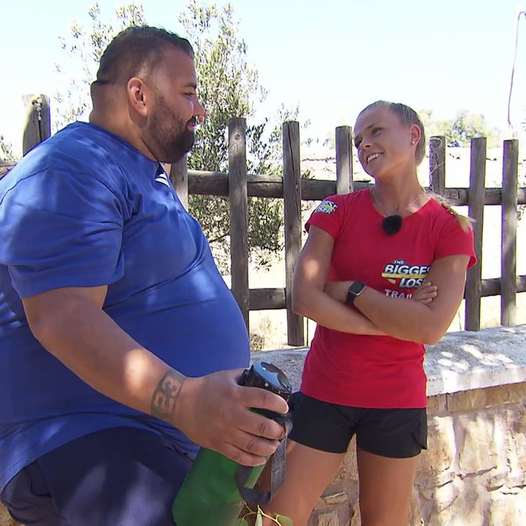 Mokka und Petra Arvela bei "The Biggest Loser"