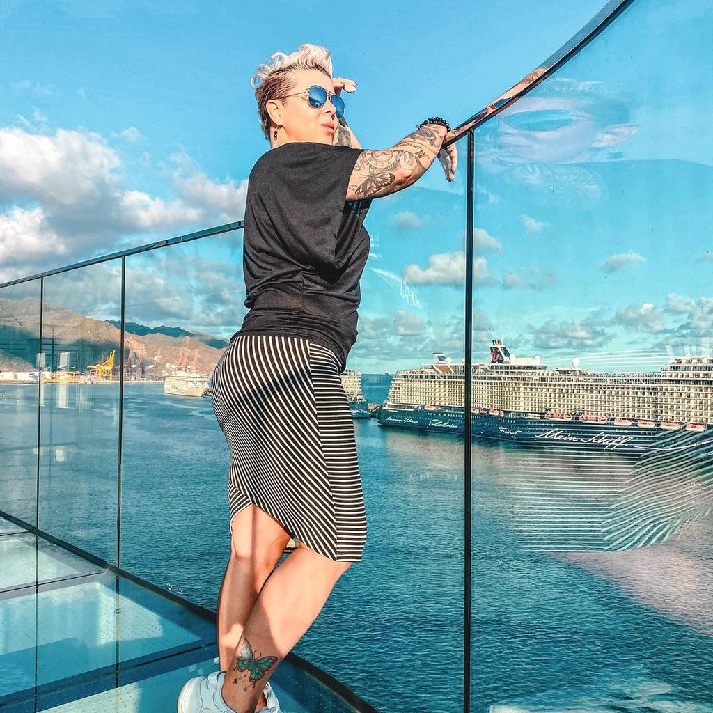 Mona Buruncuk auf einem Kreuzfahrtschiff