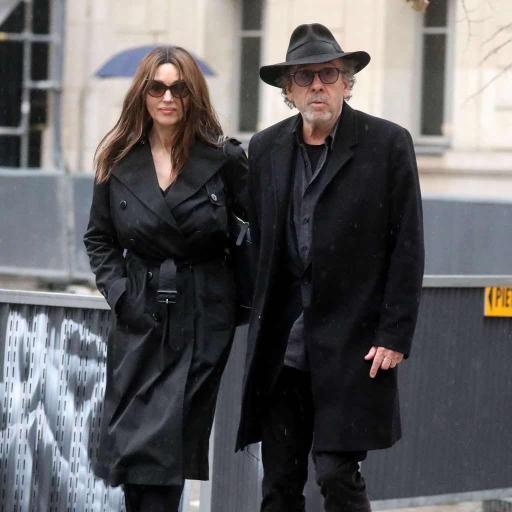 Monica Bellucci und Tim Burton, Januar 2025