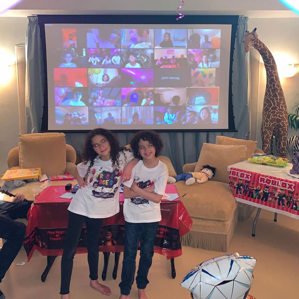 Monroe und Moroccan an ihrem neunten Geburtstag