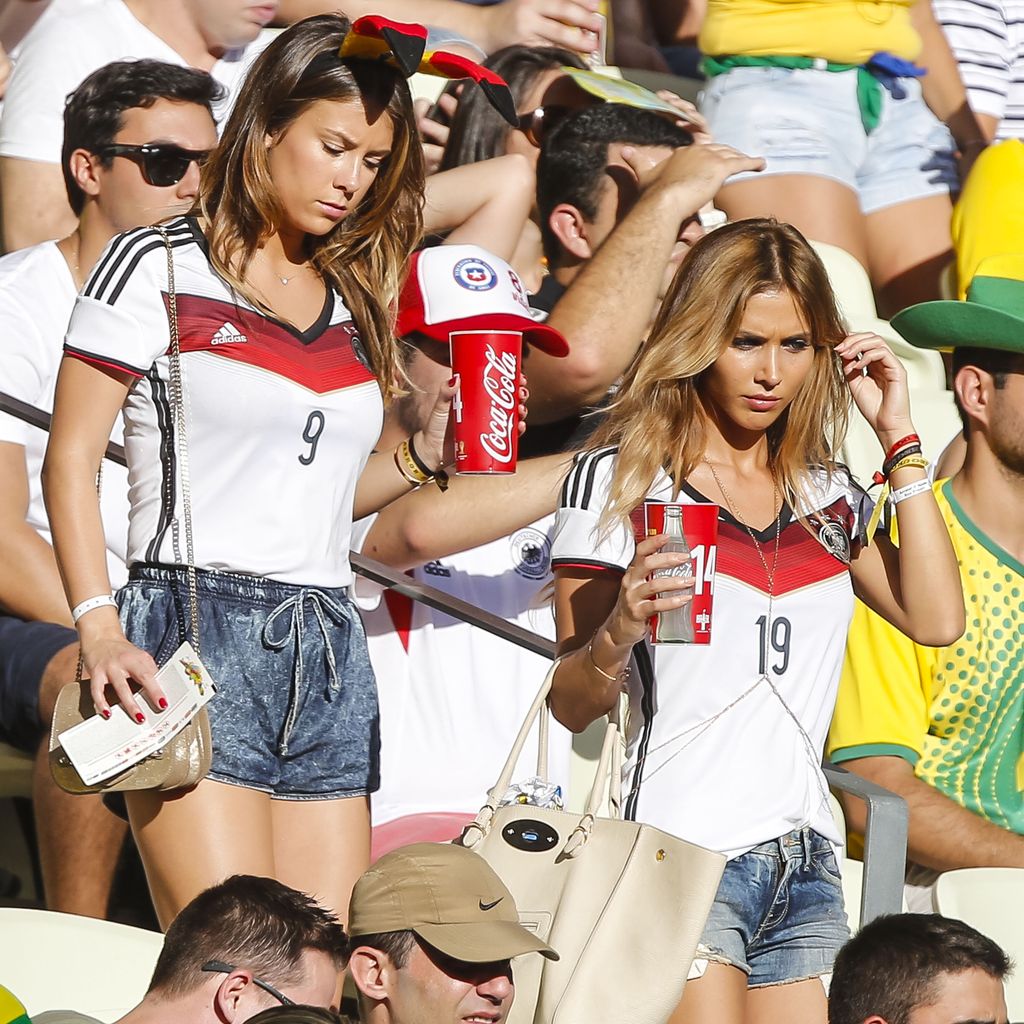 Montana Yorke und Ann-Kathrin Brömmel, Spielerfrauen von André Schürrle und Mario Götze