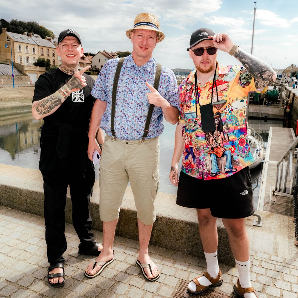 MontanaBlack, Max Schradin und Zarbex während der Rentnertour im September 2026