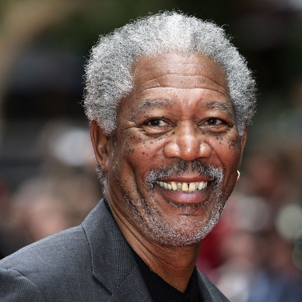 Morgan Freeman bei der Premiere von "Batman Begins" in London, 2005