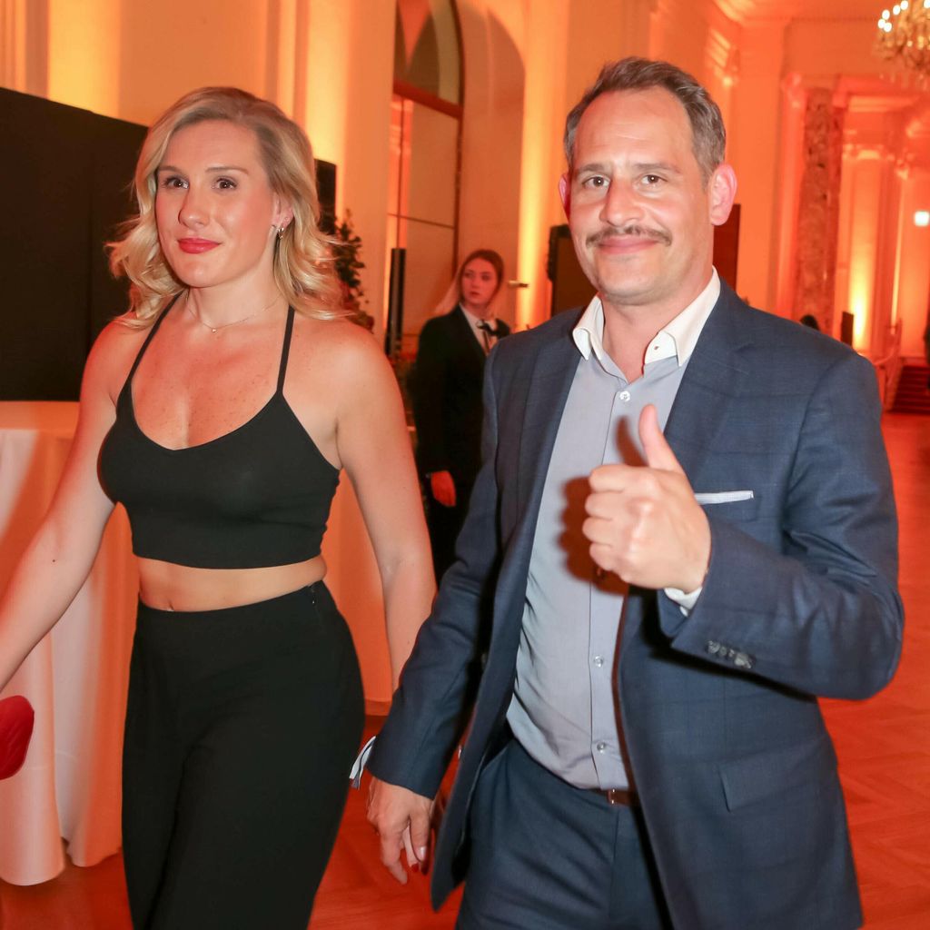Moritz Bleibtreu und seine Frau, 2022