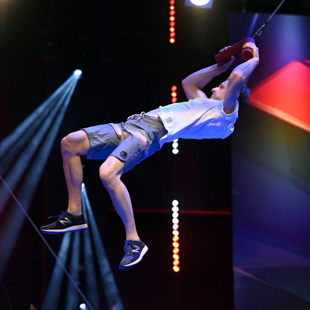 Moritz Hans bei "Ninja Warrior Germany" im Jahr 2020