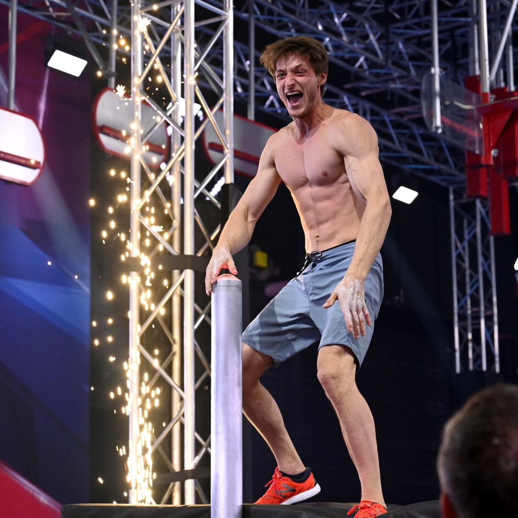 Moritz Hans im "Ninja Warrior Germany"-Finale 2021