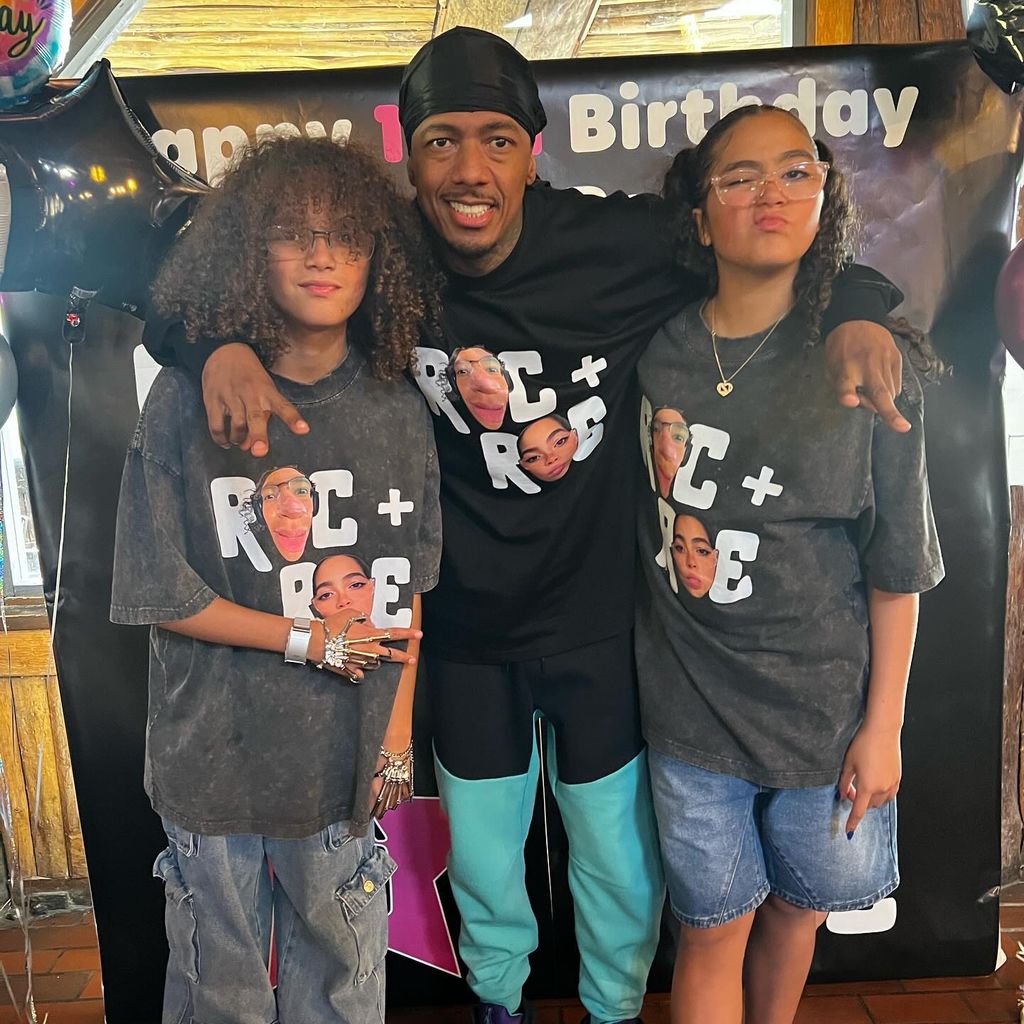 Moroccan Cannon, Nick Cannon und Monroe Cannon im Mai 2024