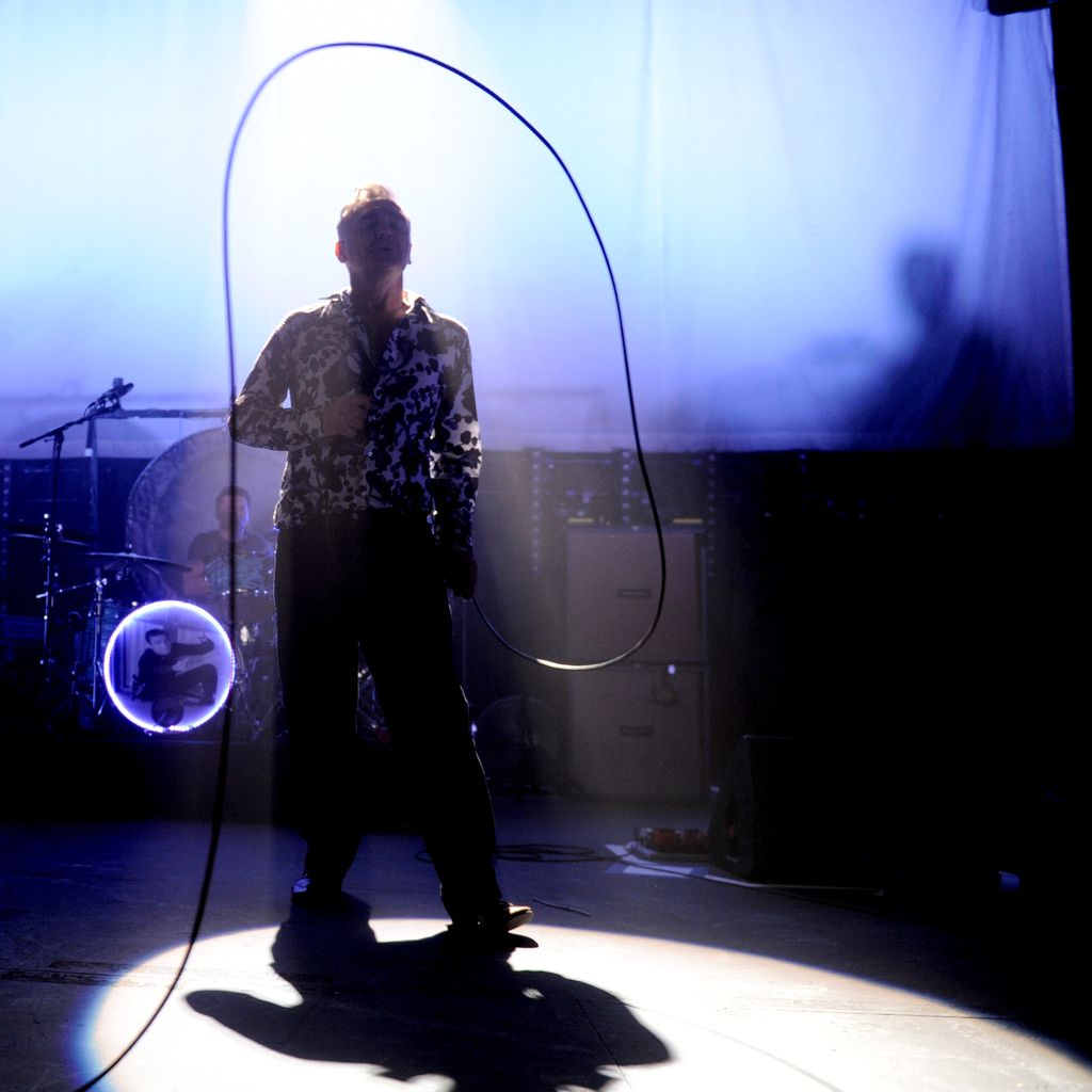 Morrissey bei einem Auftritt in Los Angeles