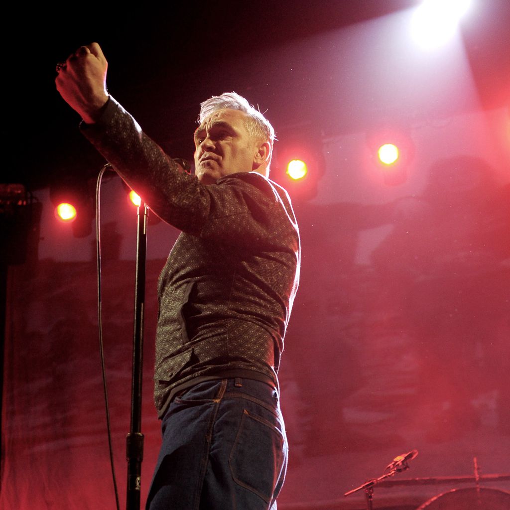 Morrissey bei einem Auftritt in Los Angeles