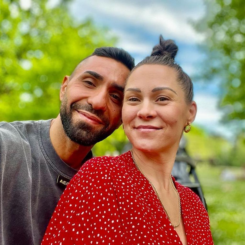 Rapper MoTrip mit seiner Frau Larissa