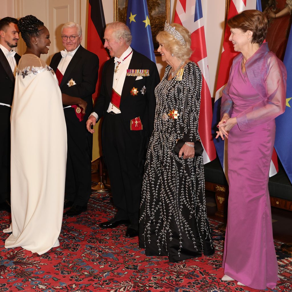 Motsi Mabuse, Frank-Walter Steinmeier, König Charles und Königsgemahlin Camilla