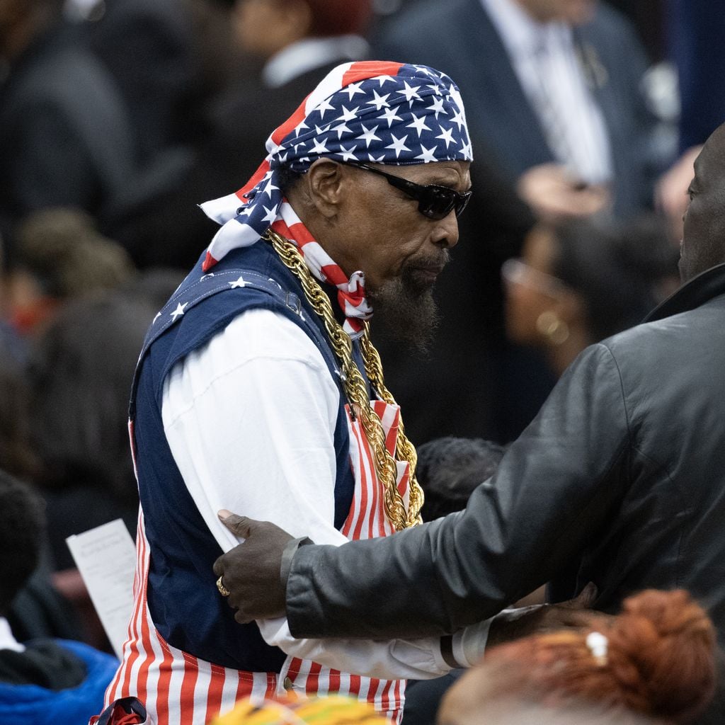Mr. T nimmt am Gedenkgottesdienst für Rev. Jesse Jackson Sr. in Chicago teil