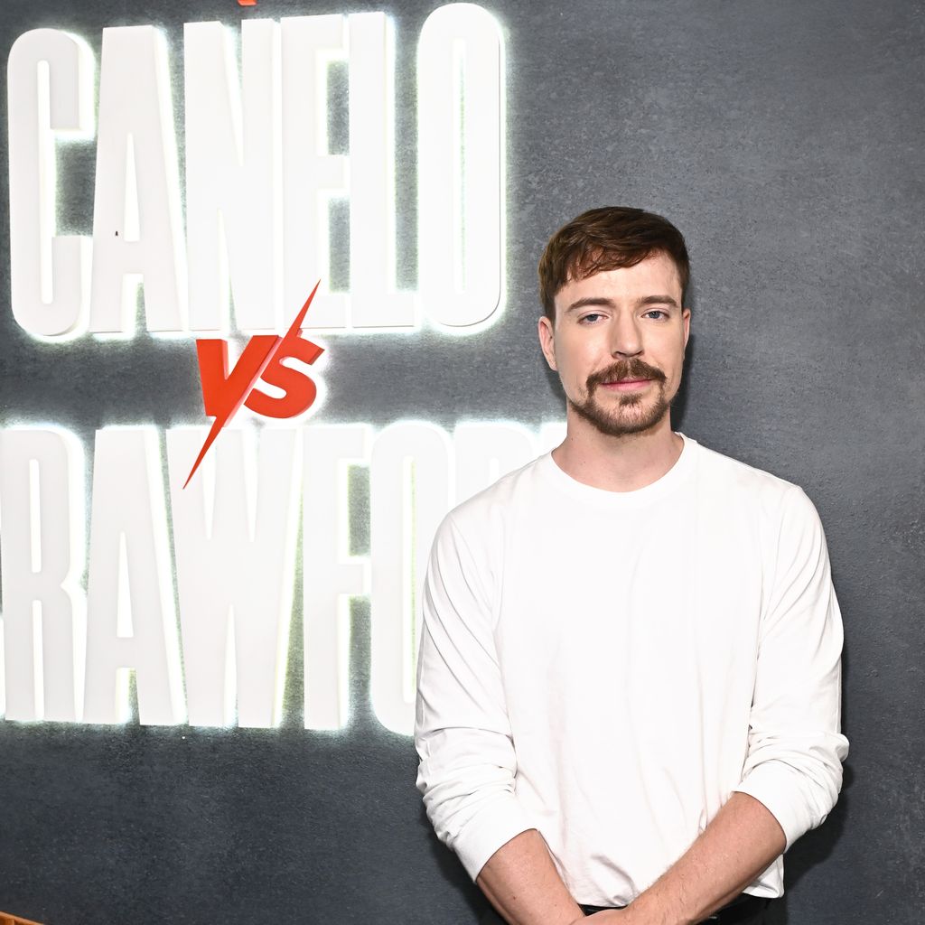 MrBeast bei einem Netflix-Live-Event im Allegiant Stadium in Las Vegas