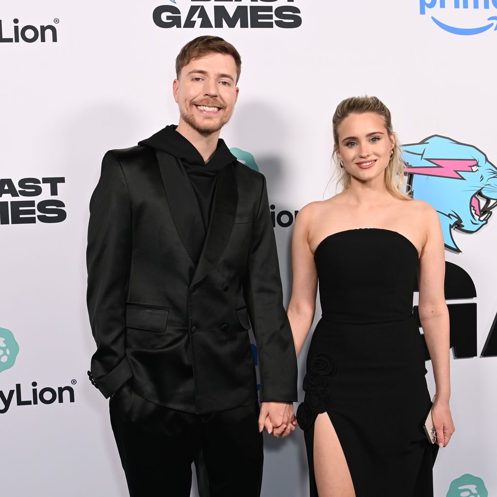 MrBeast und Thea Booysen, "Beast Games"-Premiere, Kalifornien 2024