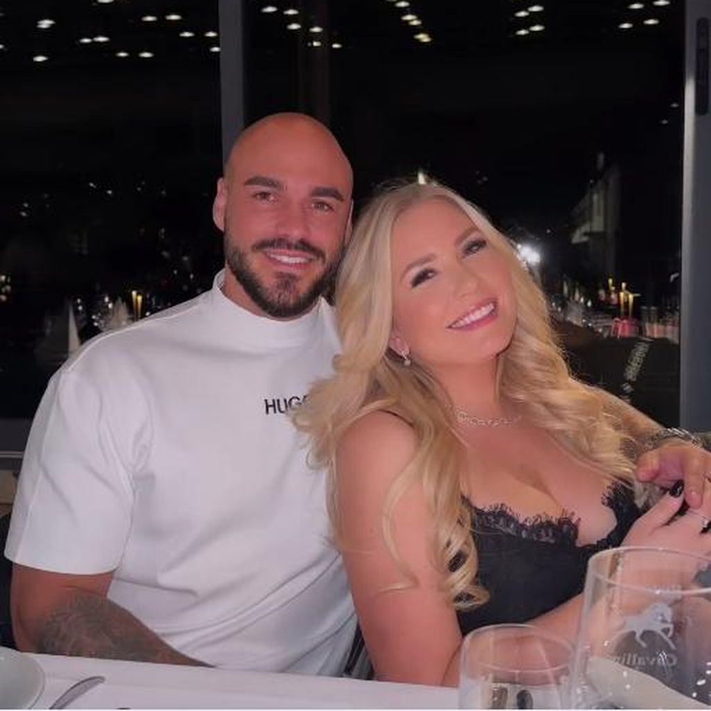 Marlisa Rudzio, Reality-TV-Teilnehmerin, mit ihrem Partner