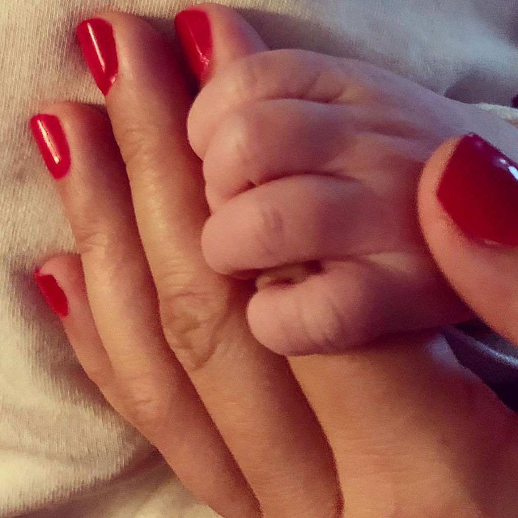 Myleene Klass mit ihrem Baby