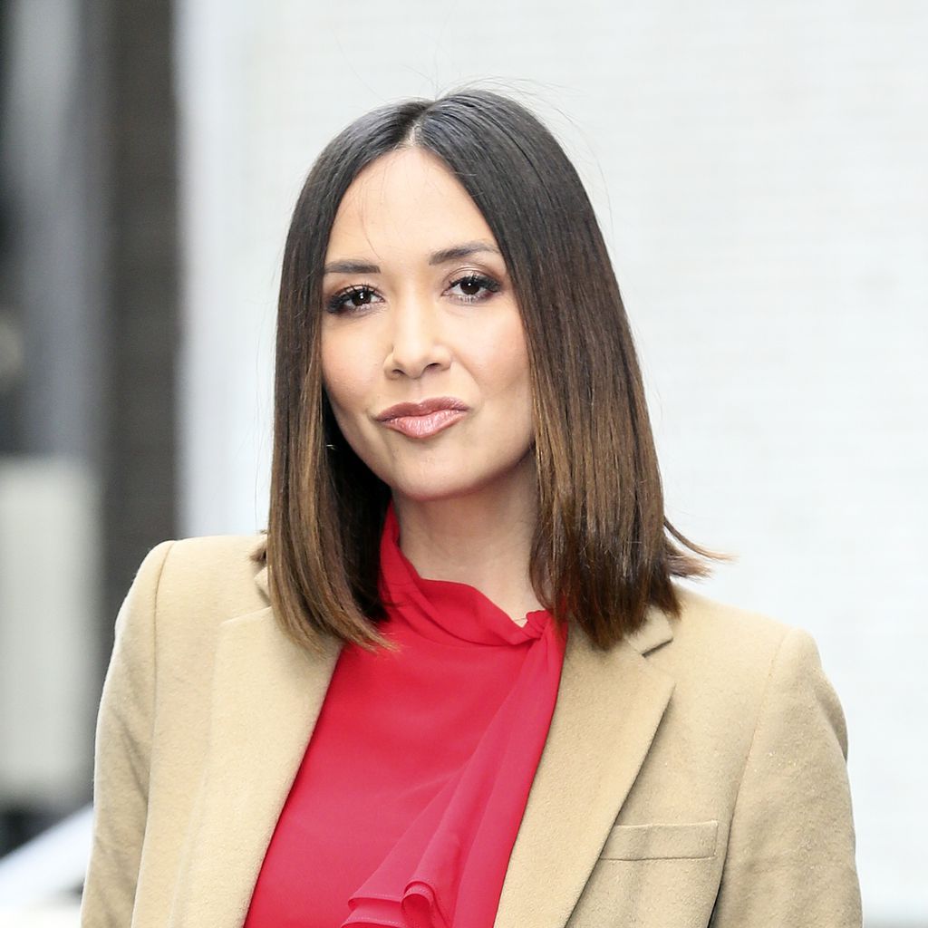 Moderatorin Myleene Klass in London, 2018