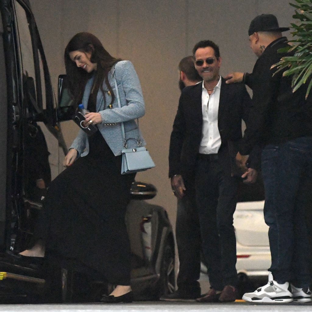 Nadia Ferreira und Marc Anthony im Februar in Miami
