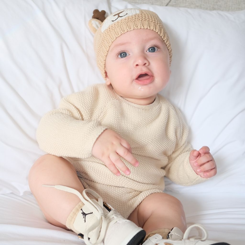 Nadia Ferreira und Marc Anthonys Sohn