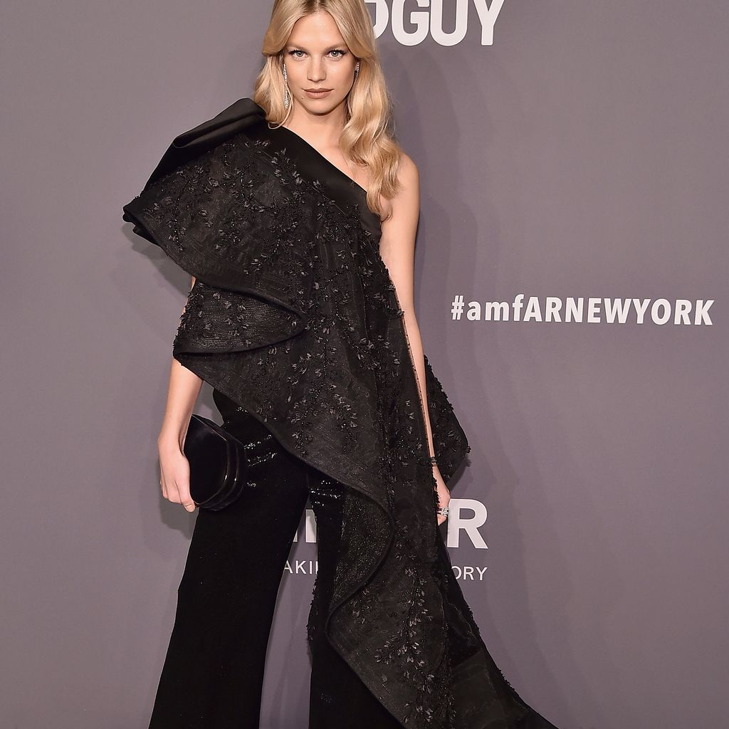 Nadine Leopold bei der amfAR-Gala in New York, Februar 2019