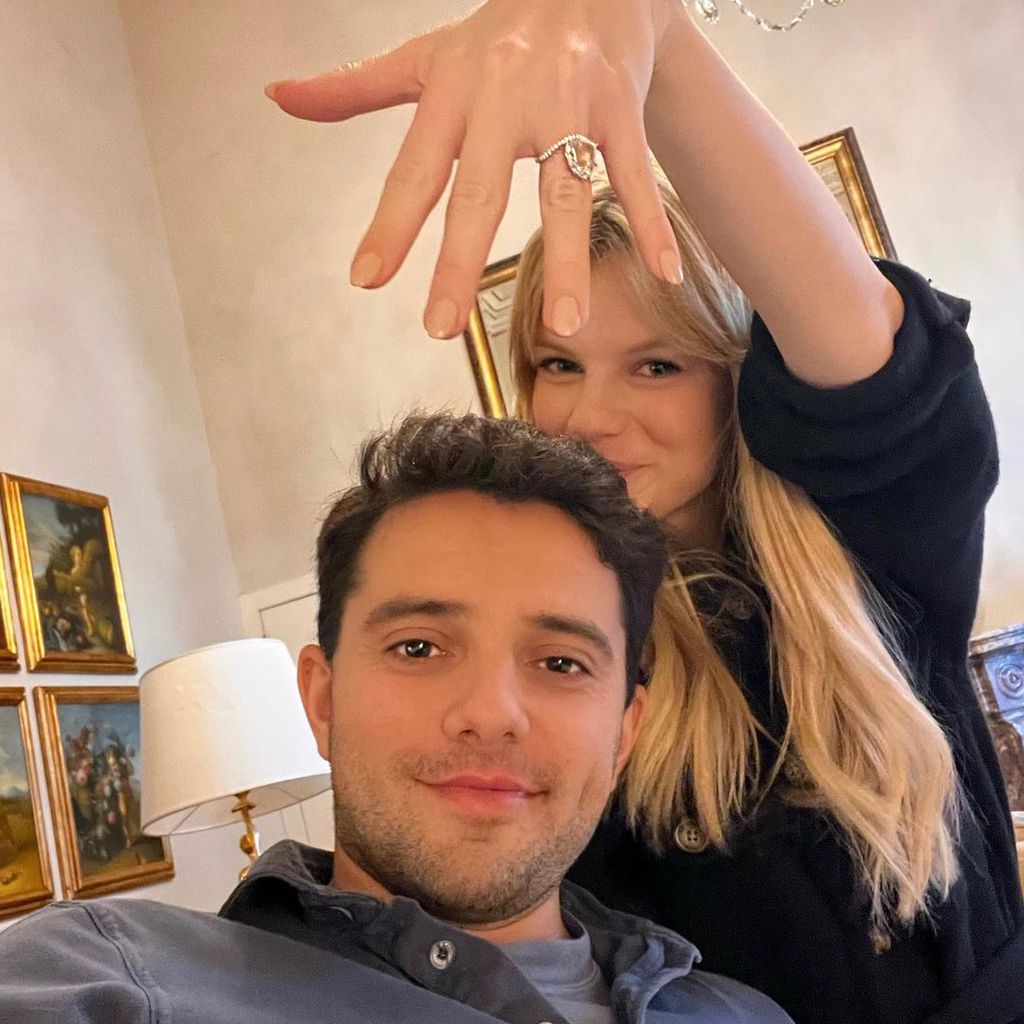 Nadine Leopold und ihr Partner Andrew Barclay