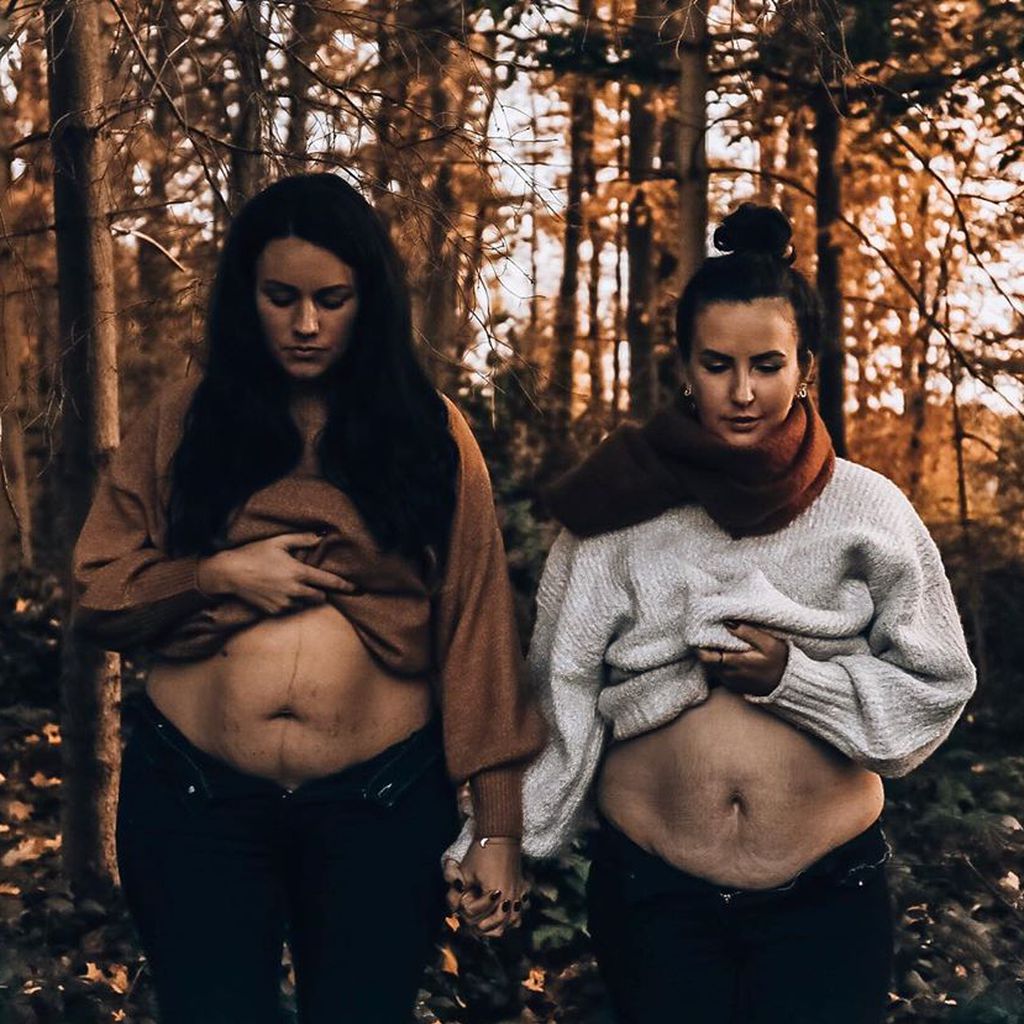 Nadine Niebrügge und Kimberly Devlin-Mania, November 2019