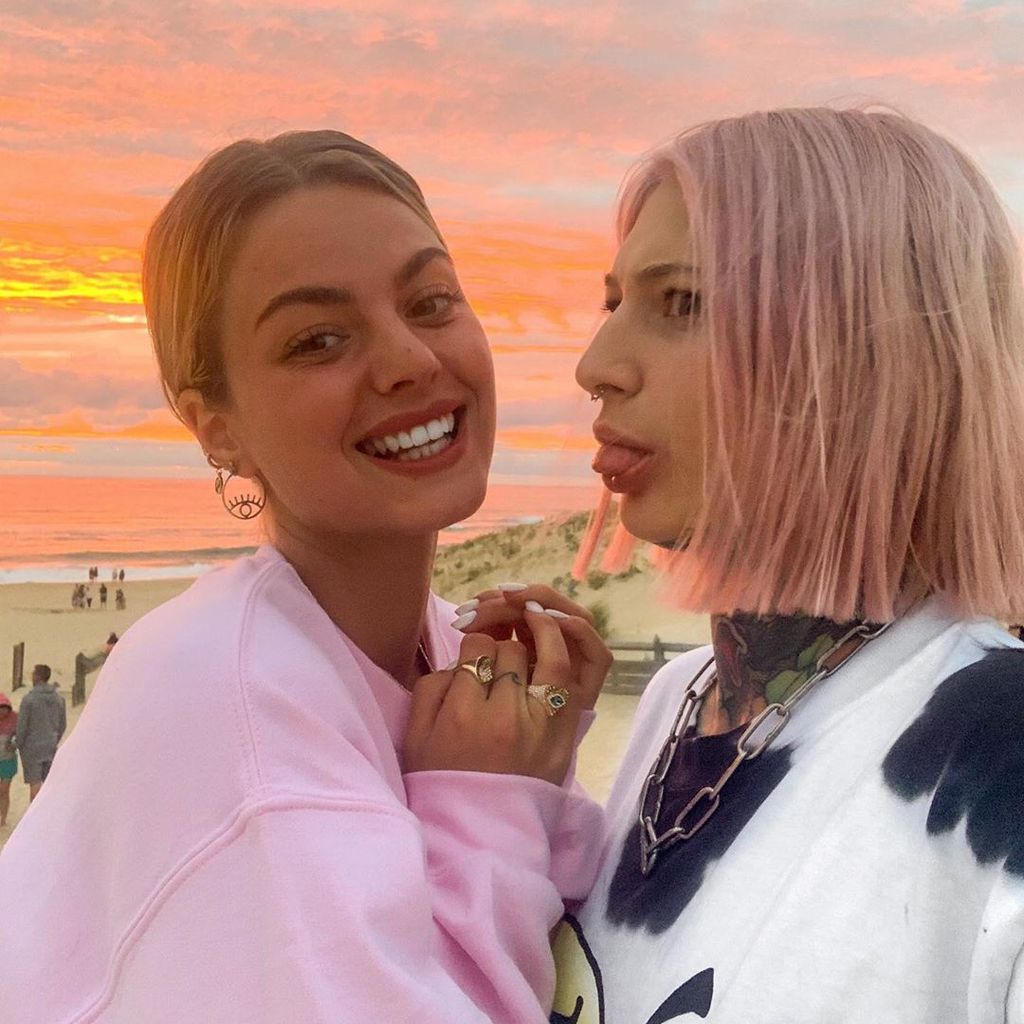 Nadine Wimmer und Mareike Lerch im Urlaub in Frankreich 2020