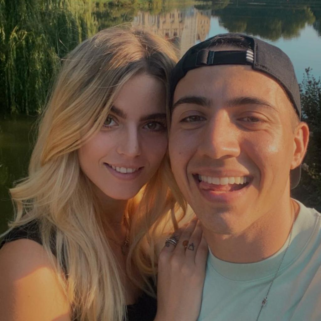 Nadine Wimmer mit ihrem Freund Mitchy Katawazi