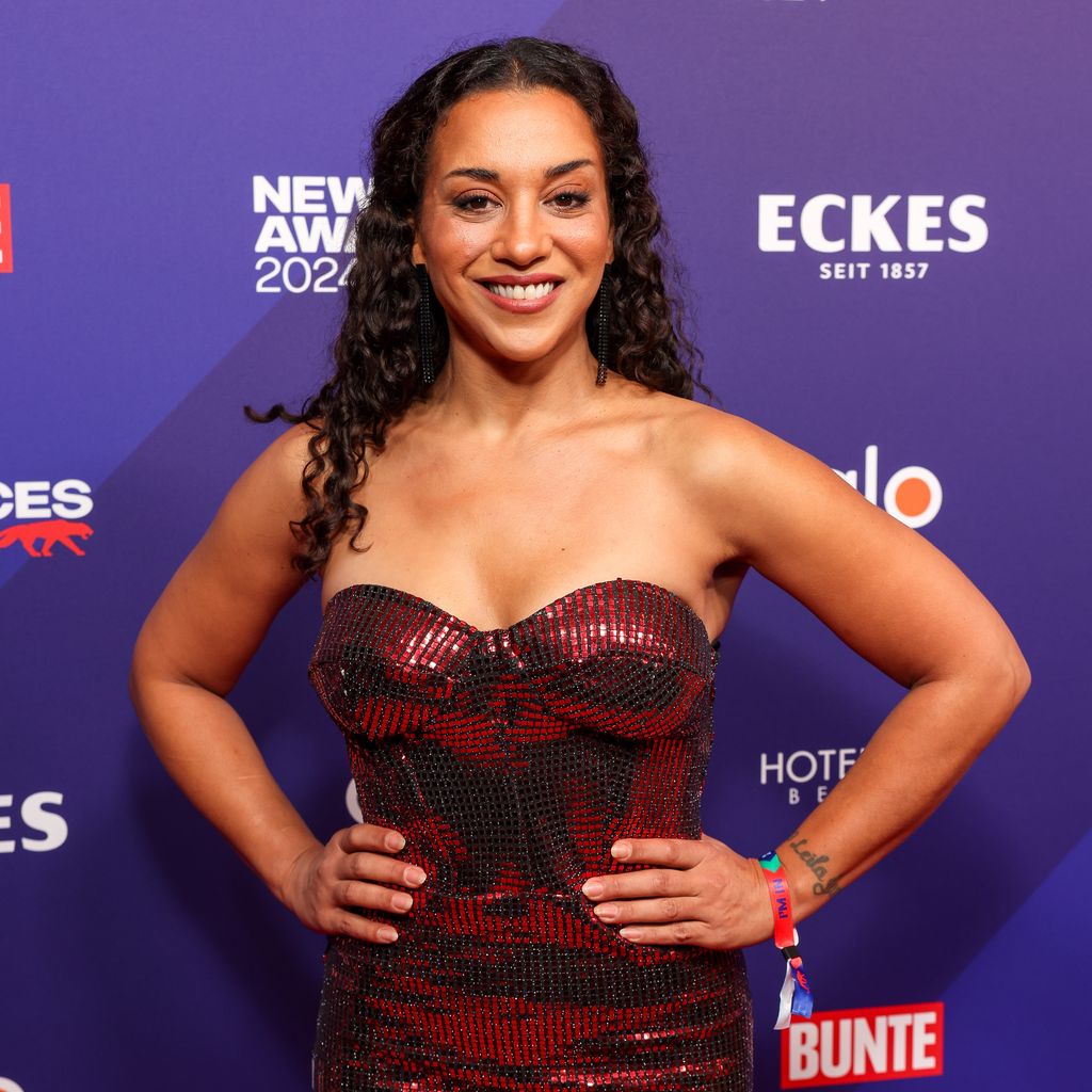 Nadja Benaissa auf dem BUNTE New Faces Award im Oktober 2024
