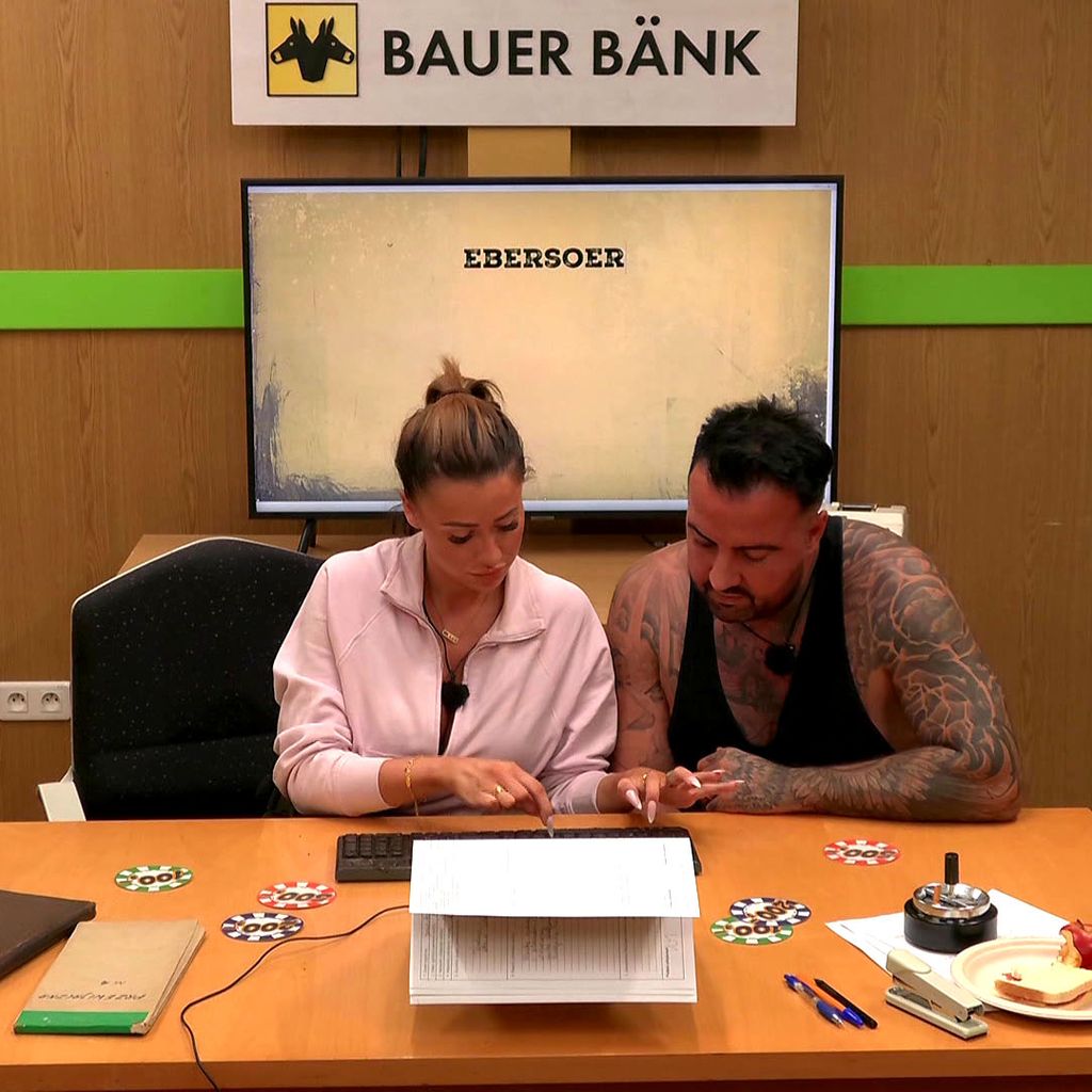 Nadja Großmann und Cosimo Citiolo in "Der Promihof"