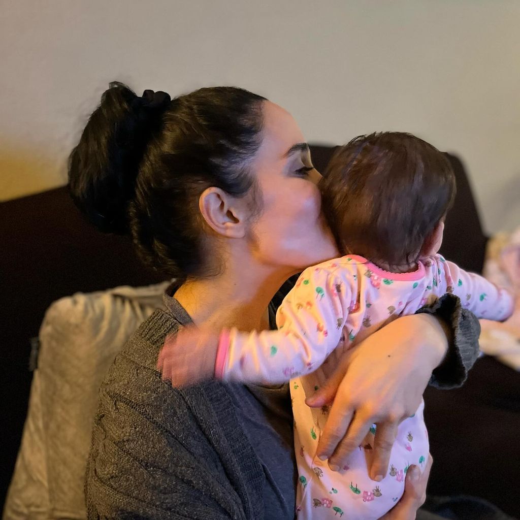 Nadya Suleman und ihr erstes Enkelkind, März 2025