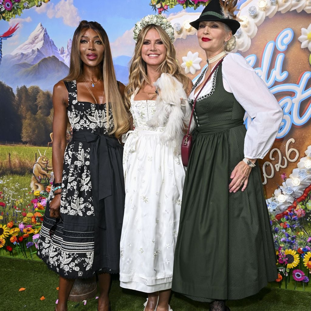 Naomi Campbell, Heidi Klum und Nadja Auermann beim HeidiFest im Hofbräuhaus München vor dem Oktoberfest 2026