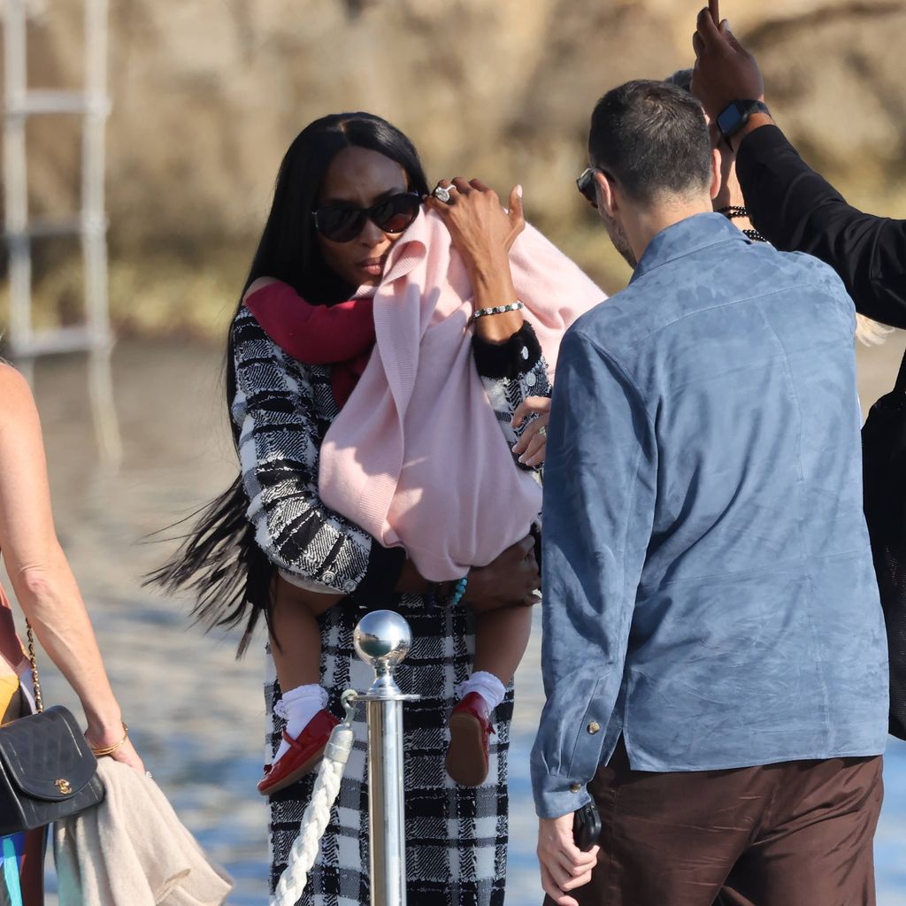 Naomi Campbell mit ihrer Tochter