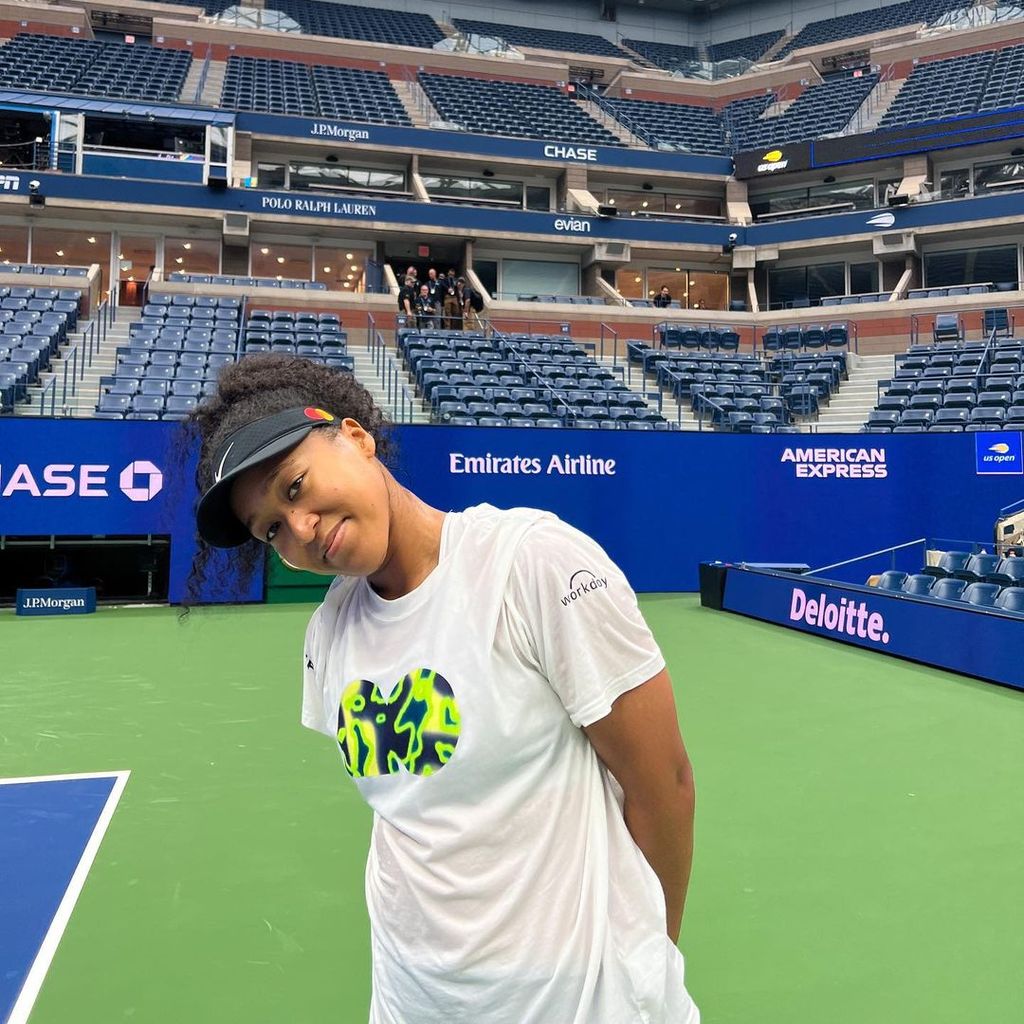 Naomi Osaka bei einem Spiel in New York