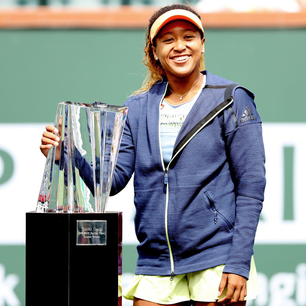 Naomi Osaka, Gewinnerin der BNP Paribas Open in Indian Wells, Kalifornien