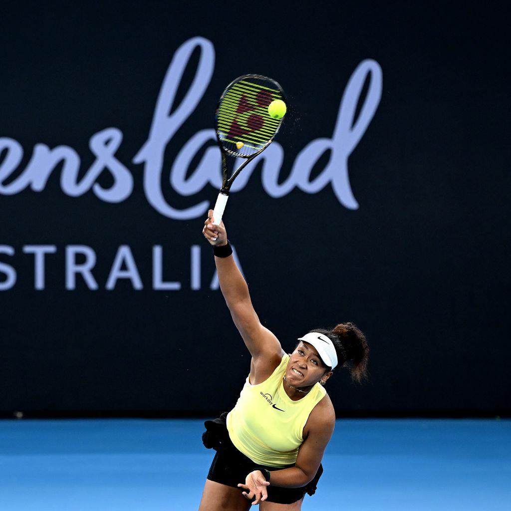 Naomi Osaka im Januar 2024 in Brisbane