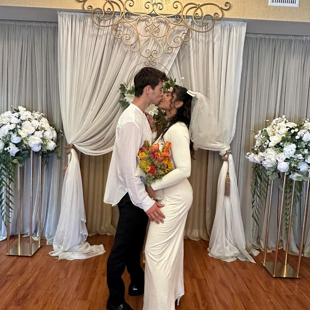 Nash Grier und Taylor Giavasis bei ihrer Hochzeit, Dezember 2024