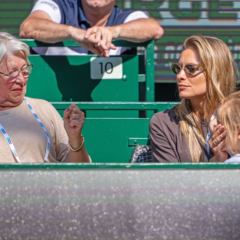 Natalia Fateeva, Sophia Thomalla und Mayla bei den Terra Wortmann Open 2026 in Halle.