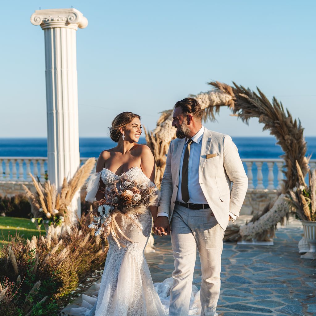 Natalia Osada mit ihrem Ehemann Jiorgos Triadis