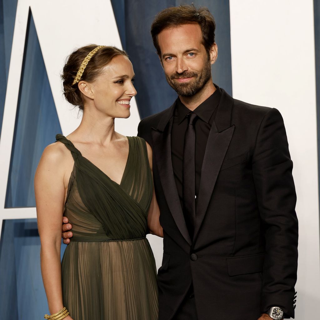 Natalie Portman und Benjamin Millepied, Vanity Fair Oscar Party  2022