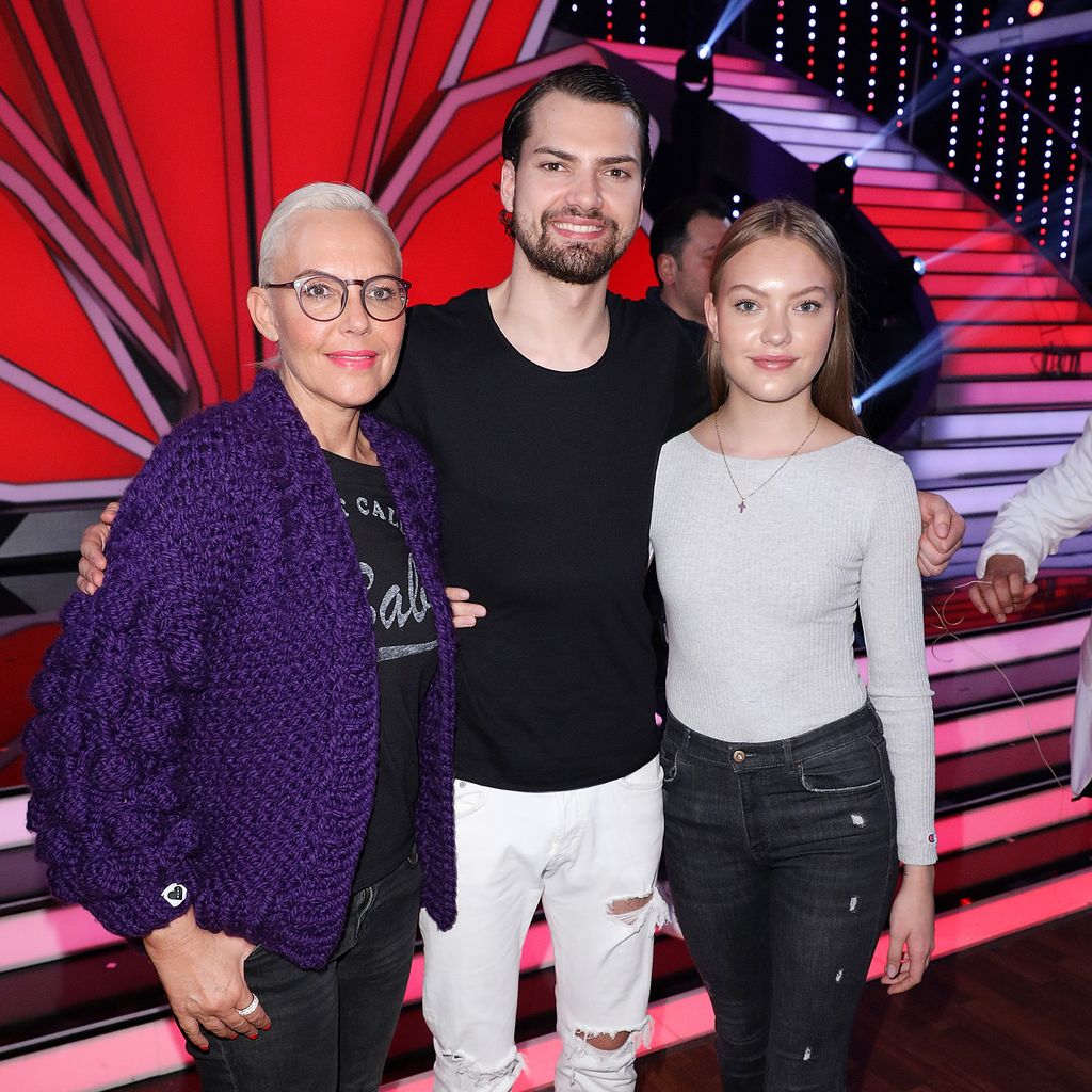 Natascha, Jimi Blue und Cheyenne Ochsenknecht (v.l.) bei "Let's Dance" in Köln