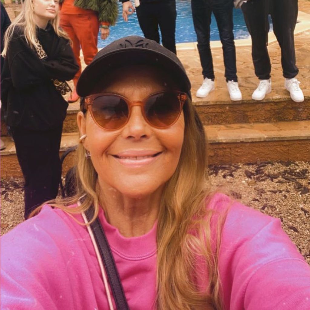 Natascha Ochsenknecht mit ihrer Familie