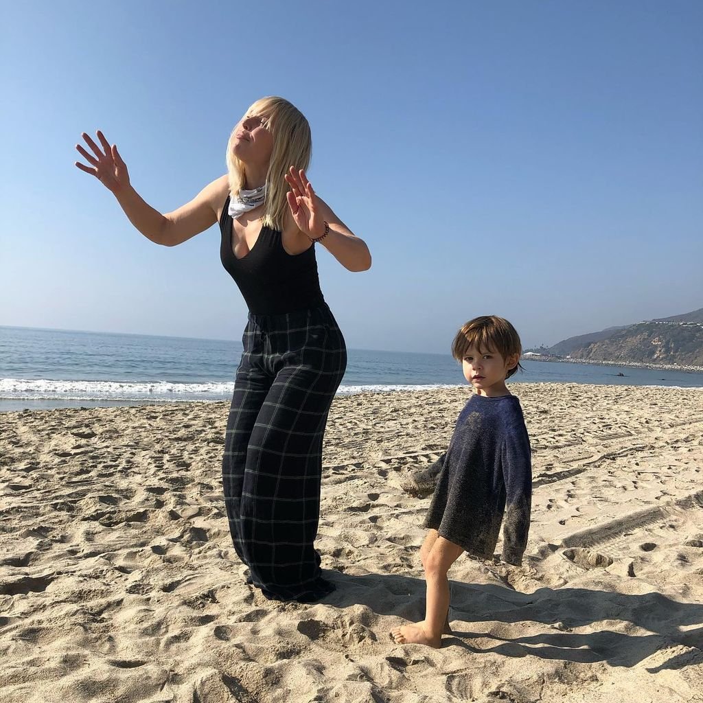 Natasha Bedingfield und ihr Sohn Solomon