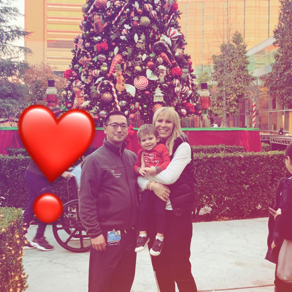 Dr. Chu mit Natasha Bedingfield und ihrem Sohn