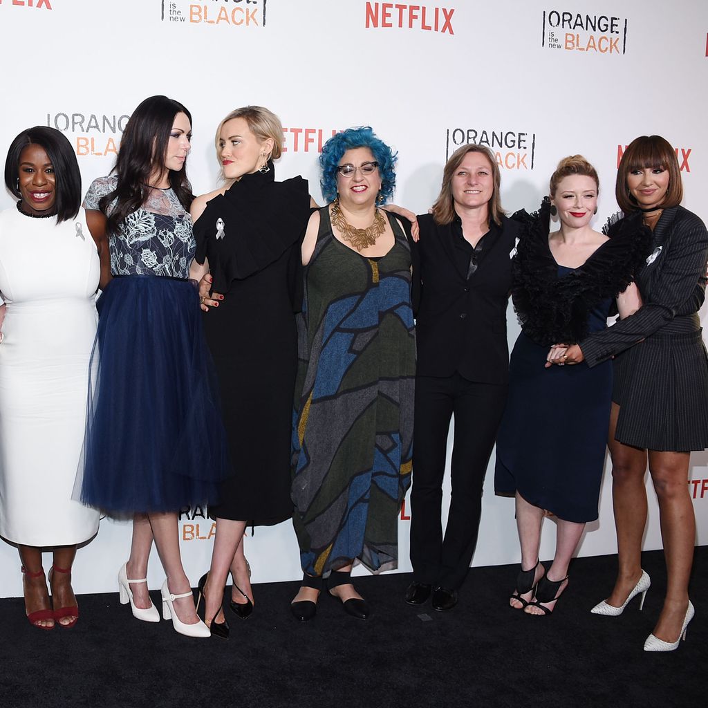 Natasha Lyonne mit dem "Orange is the New Black"-Cast