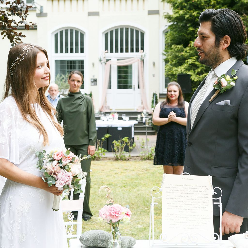 Nathalie (Amrei Haardt) und Maximilian (Francisco Medina) bei "Alles was zählt"