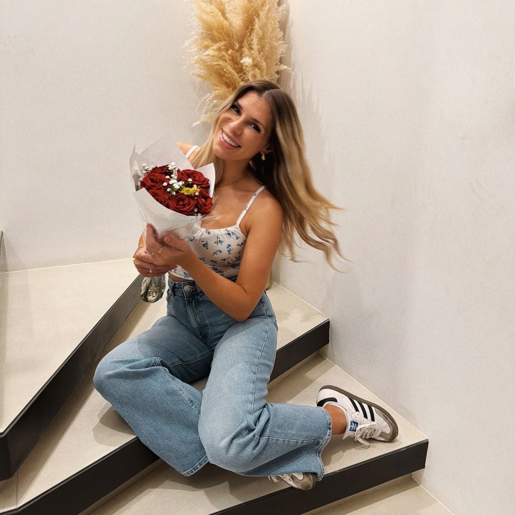 Nathalie Bleicher-Woth posiert